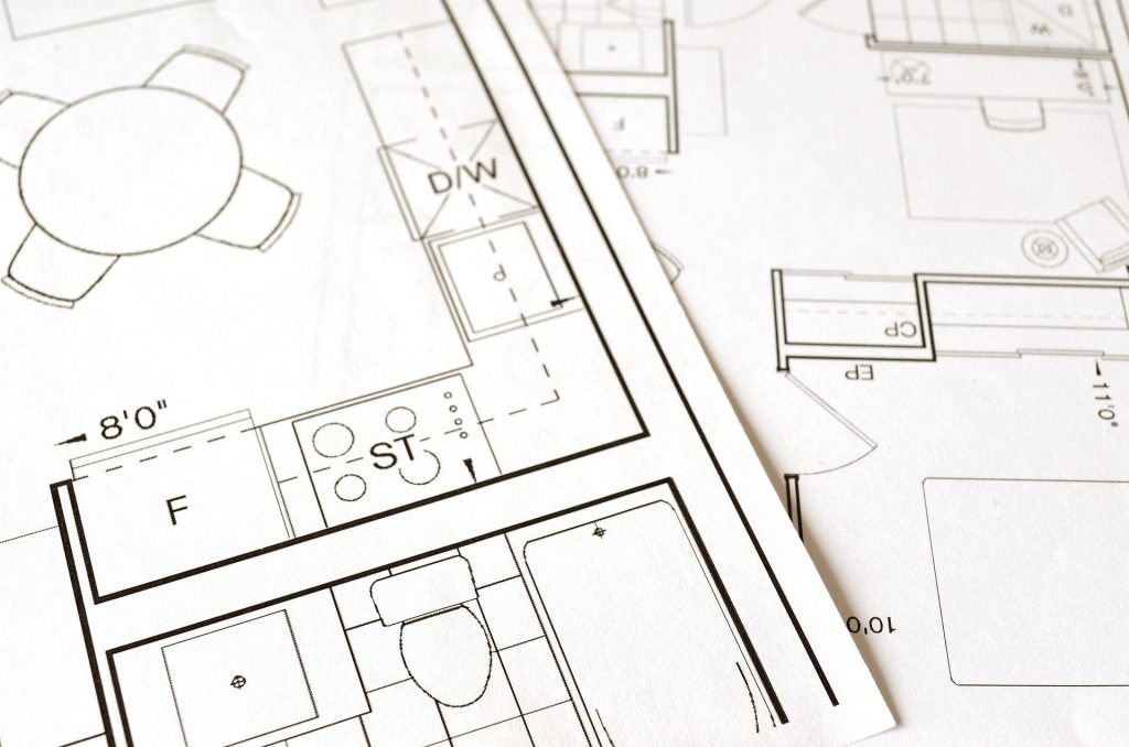 Plan de construction pour un bien immobilier